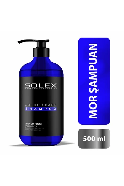 Solex Profesyonel Silver Mor Şampuan 500 ml