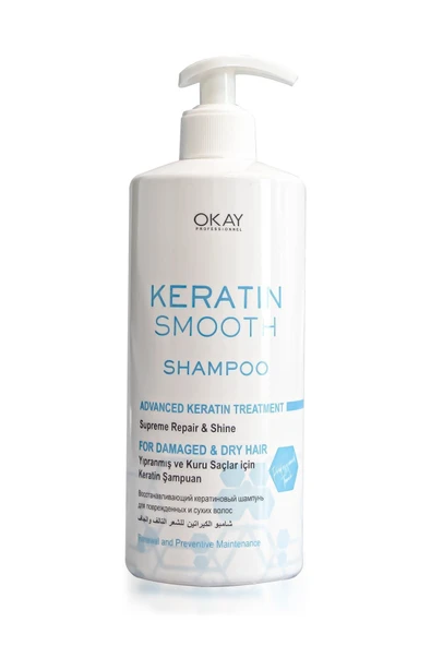 OKAYPROFESSIONNEL Keratin Smooth Şampuan 500 Ml