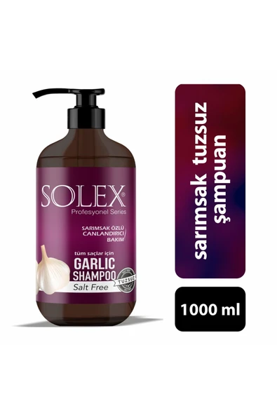 Solex Tuzsuz Professıonal Serıes Garlic (sarımsak) Özlü Şampuan 1.000 Ml