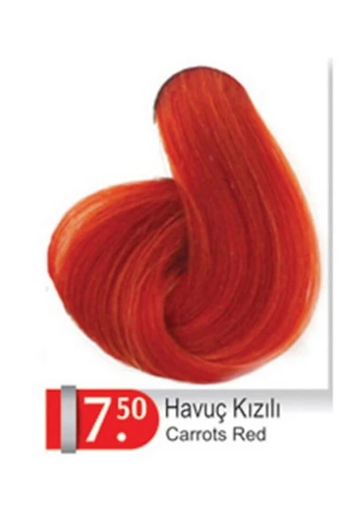 AKOS Kadın Saç Boyası Havuç Kızılı 60 ml Boya No 7.50 - Resim 2