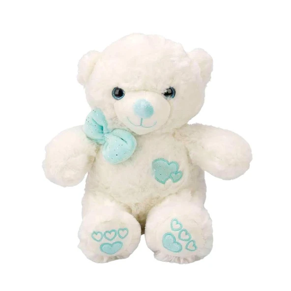 3186 Papyonlu Peluş Ayı 30 cm -