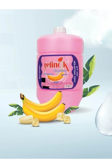 Gelincik Muz Esanslı Şampuan 5 Litre - Resim 2