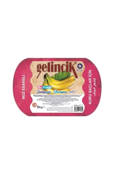 Gelincik Muz Esanslı Şampuan 5 Litre - Resim 3