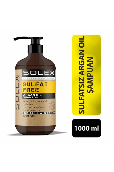 Solex Sülfatsız Professıonal Serıes Argan Yağı Özlü Şampuan 1.000 Ml