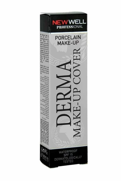 New Well Yoğun Kapatıcı Fondöten - Derma Make Up Cover 03 Silver 30 ml - 3