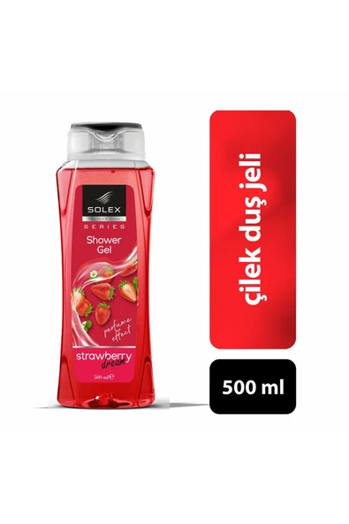 Solex Professional Series Çilek Aromalı Duş Jeli (Shower Gel) 500 ml.