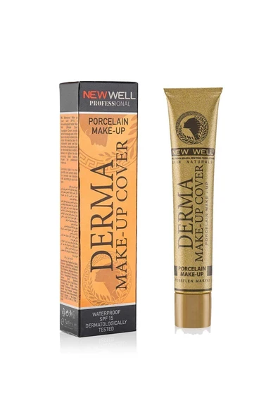 New Well Derma Make-up Cover Foundation - Bronze - 2