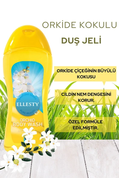ELLESTY Orkide Duş Jeli 400 Ml - Resim 3