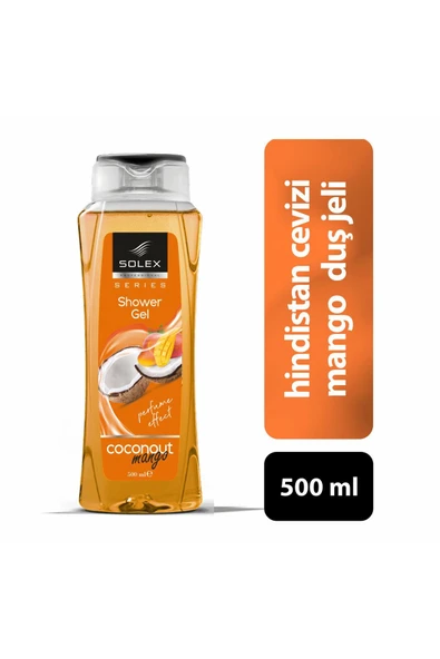 Solex Professional Series Hindistan Cevizi Aromalı Duş Jeli (Shower Gel) 500 ml.