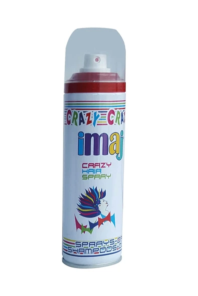 İmaj Crazy Saç Spreyi Kırmızı 100 ml 8691228270096