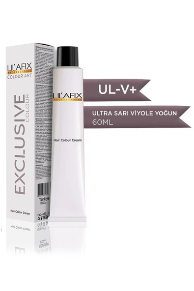 Lilafix Krem Tüp Saç Boyası Ul-v+ Ultra Sarı Yoğun Viyole 60 ml ürün görseli 1