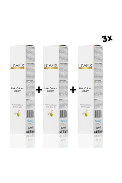 Lilafix 6/3 Koyu Kumral Dore 3'lü Krem Tüp Boya 60 Ml.