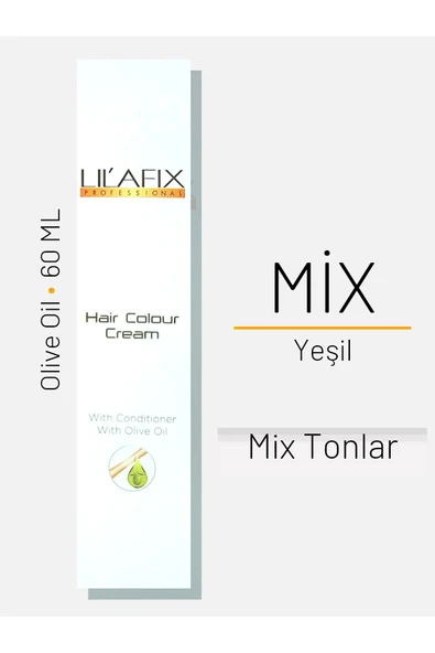 Lilafix Saç Boyası Mix Ton Yeşil 60ml ürün görseli 1