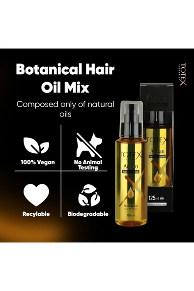 TOTEX Saç Bakım Argan Serumu 125 ml - Resim 7