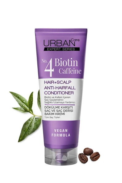 Urban Care No. 2 EXPERT Series Biotin & Caffeine Dökülme Karşıtı Hızlı Uzamaya Yardımcı Saç Kremi-200ml - Resim 4
