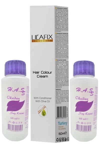 Lilafix ( 911/1 Ekstra Açıcı Küllü Sarı ) Saç Boyası 60 Ml. 1 Adet + Oksidan 60 Ml. 2 Adet