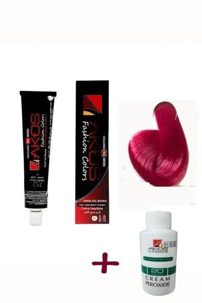 AKOS 7.52 Çilek Saç Boyası 3 Lü - Resim 4