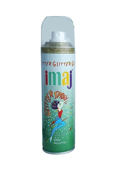 İmaj Glitter Spray Gold Altın Sprey Sim 100ml -gold