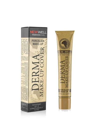 New Well Derma Make-up Cover Foundation - Gold - 2