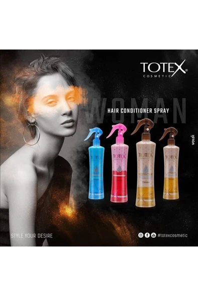 TOTEX 2 Aşamalı - Fazlı Saç Kondisyoneri | Koruyucu & Besleyici Fön Suyu | Mavi 400 ml - 3
