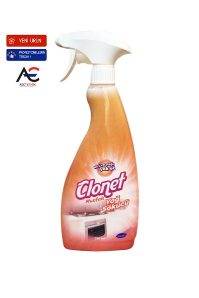 Diversey Clonet Mutfak Yağ Sökücü 750 Ml