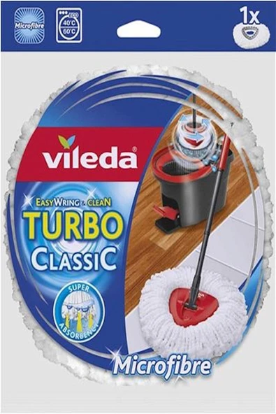 Vileda Turbo Pedallı Temizlik Sistemi + 2 Adet Yedek Paspas - 2