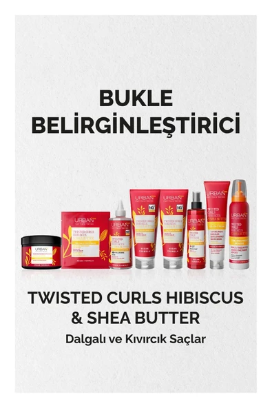 Urban Care Hibiscus & Shea Butter Kıvırcık ve Dalgalı Saçlara Özel Sıvı Saç Bakım Kremi-vegan-200ml - Resim 7