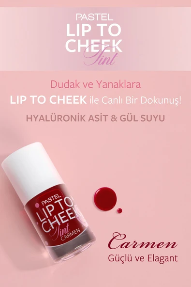 Pastel Lip To Cheek Tint Carmen Ruj Ve Allık - 3