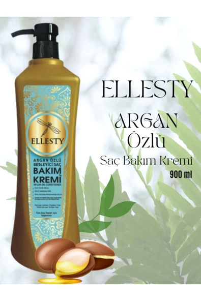 ELLESTY Argan Yağı Saç Kremi 900ml - Resim 4