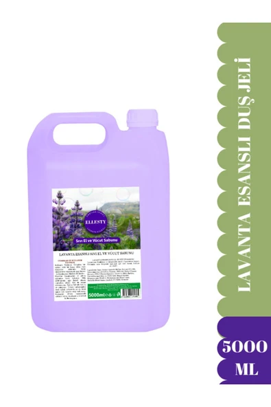 ELLESTY Lavanta Duş Jeli 5 Litre - 2