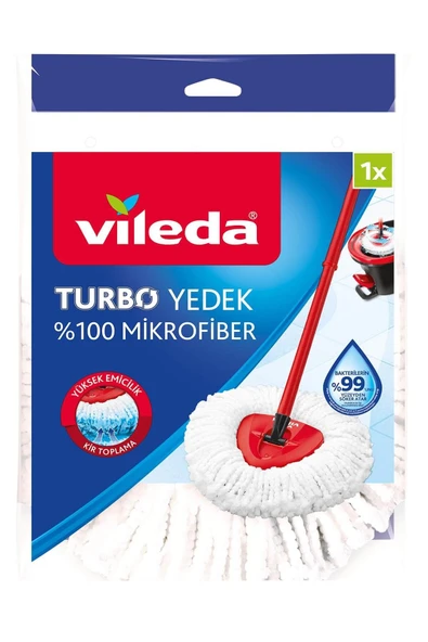 Vileda Turbo Classic Üçgen Mikrofiber Yedek Paspas ürün görseli 1