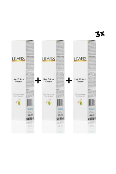 Lilafix 0/01 silver 3'lü Krem Tüp Boya - 60 ml ürün görseli 1