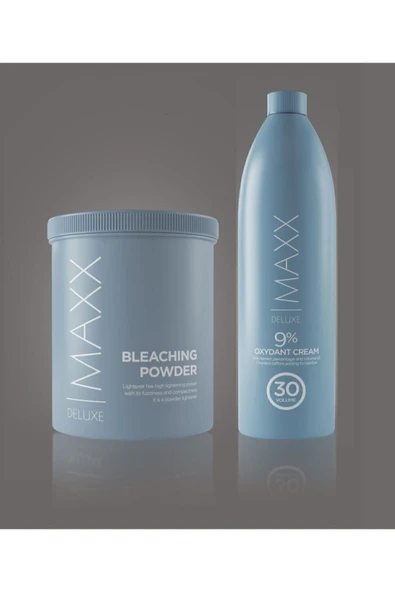 MAXX DELUXE Gri Oryal 1kg & Oksidan 30v 1000ml