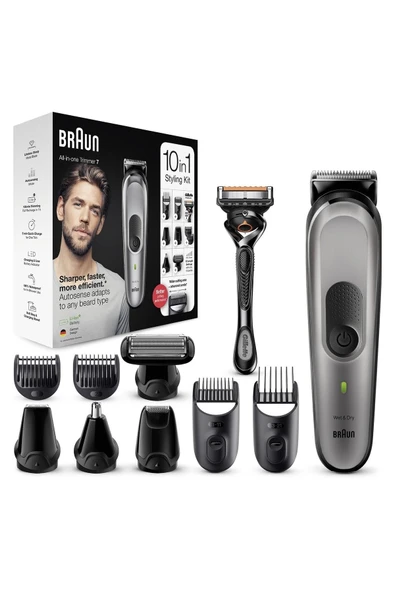 Braun MGK7320 + Gillette ProGlide 10'u 1 Arada Erkek Bakım Seti - 7