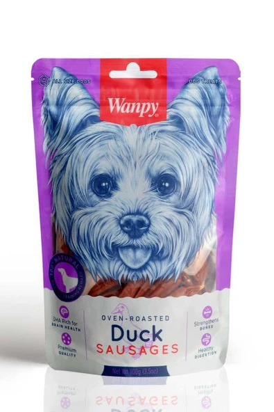 Wanpy Ördek Etli Sosis  Köpek Ödülü 100 gr