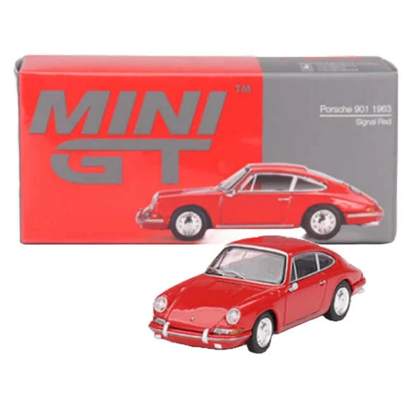 Mini GT 1/64 Porsche 901 1963 Signal Red MGT00695 - 8
