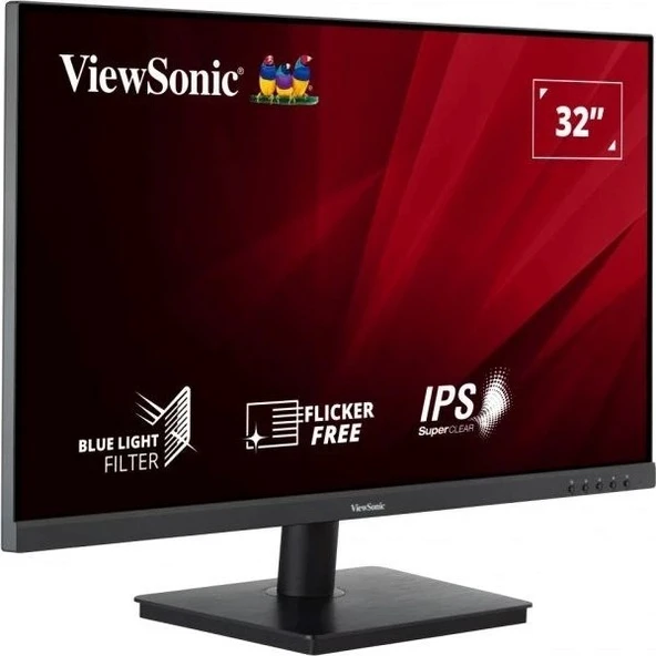 VIEWSONIC 31,5" VA3209-MH FULLHD 4MS 75HZ HDMI VGA ADAPTIVE SYNC ÇERÇEVESİZ IPS GAMING MONITOR - 2