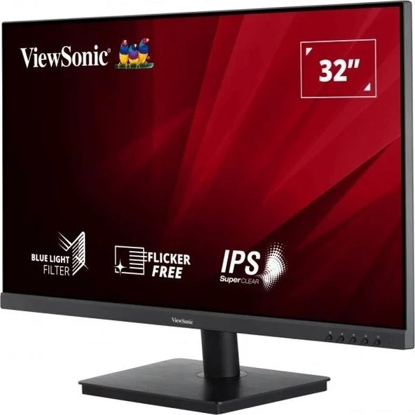 VIEWSONIC 31,5" VA3209-MH FULLHD 4MS 75HZ HDMI VGA ADAPTIVE SYNC ÇERÇEVESİZ IPS GAMING MONITOR - 3