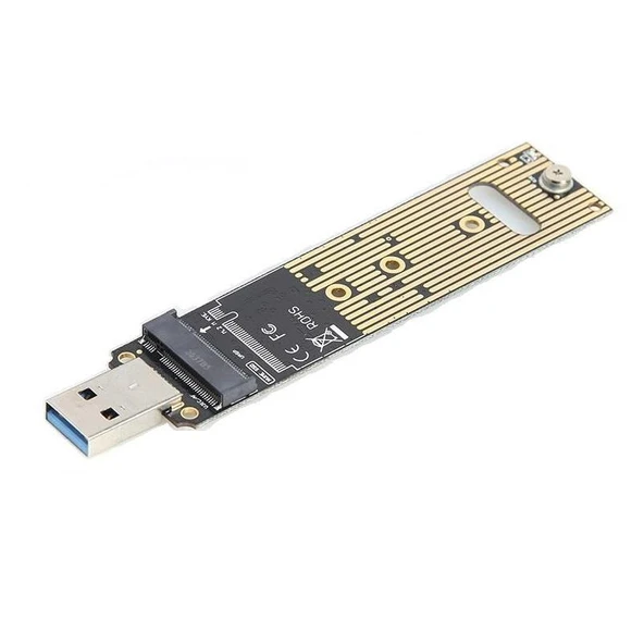 4767 M.2 NVME SSD To USB 3.0 Pci-e Express M-Key Çevirici Dönüştürücü Adaptör Kutusu içi - 5