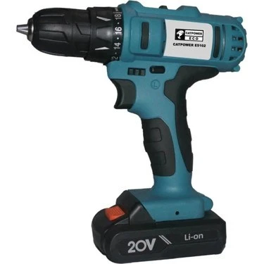 Catpower E5102 Li-ion 20v Çift Akülü Matkap Vidalama