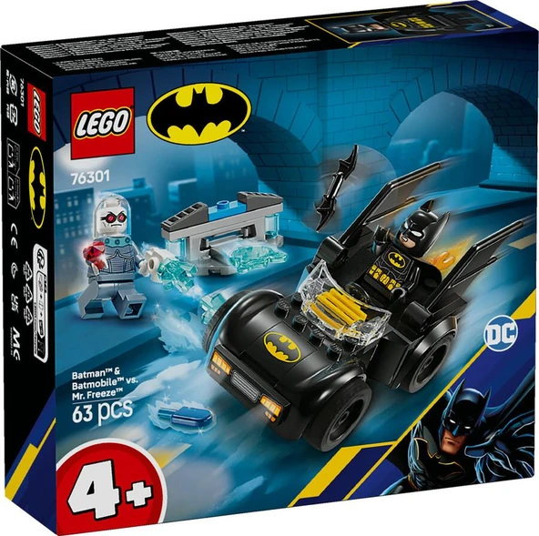 LEGO Super Heroes 76301 Batman and Batmobile vs. Mr. Freeze ürün görseli 1