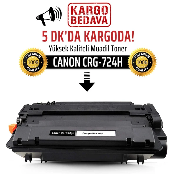 Canon CRG-724 Muadil Toner /NP/M521/M521dw/M525/M525dn/P3010/P3