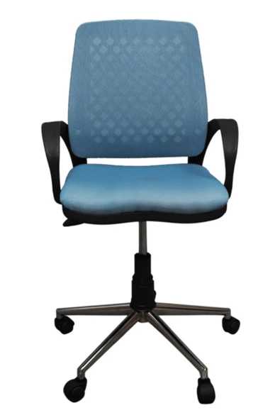 Porziyon Comfy Ofis Büro Öğrenci Çalışma Koltuğu Sandalyesi Krom Ayaklı