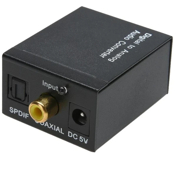 5057 Dijital To Analog 3.5mm Optik Ses Tos Çevirici Dönüştürücü Adaptör - Resim 3