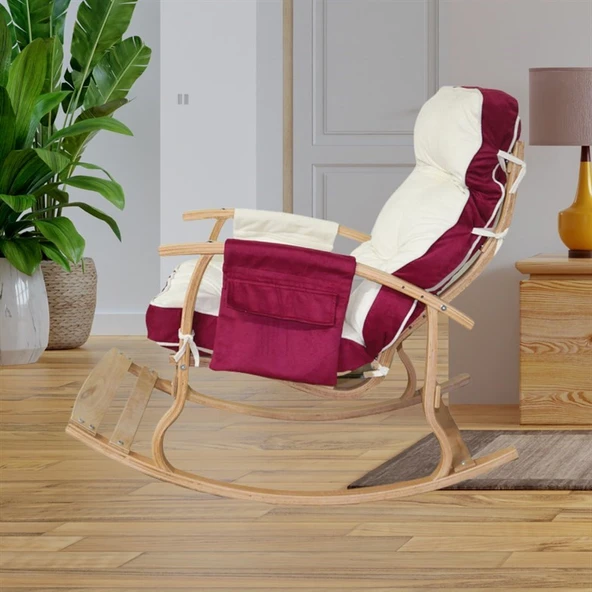 Reyo Home Lidya Lüks Çift Minderli Sallanan Sandalye Tv Koltuğu - 3