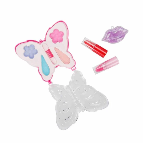 4276 Pretty Pinky Kelebek Mini Makyaj Seti - - Resim 8