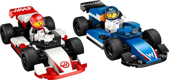 LEGO City 60464 F1 Williams Racing and Haas F1 Race Cars - 3