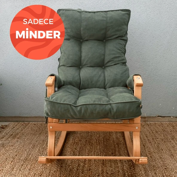 Reyo Sandalye Minderi, Sallanan Sandalye Minderi, Puf Minder, Baba Koltuğu Minderi (SADECE MİNDER) ürün görseli 1