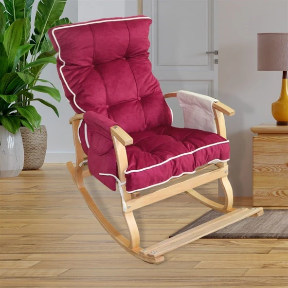 Reyo Home Lidya Lüks Çift Minderli Sallanan Sandalye Tv Koltuğu - 2