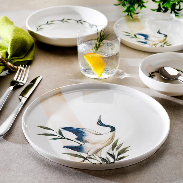 Schafer Dolce Yemek Takımı 24 Parça-Yeşil - 2